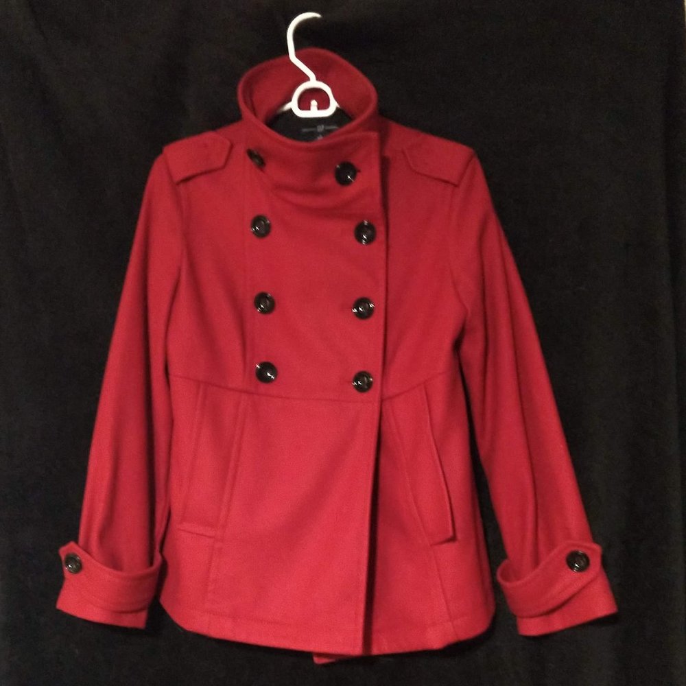 Red Gap Pea Coat size Small
